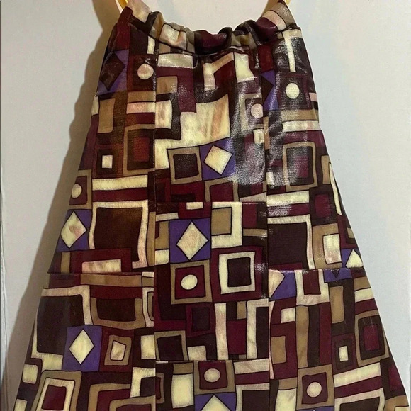 Comeco print nylon satchel handbag - Picture 6 of 12